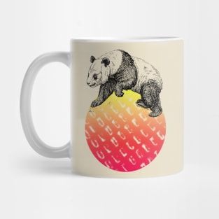 Panda sunset Mug